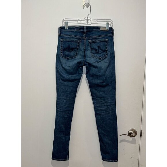 Adriano Goldschmied Dark Wash Denim Stilt Cigarette Leg Jeans Women's Size 2 - Picture 2 of 8